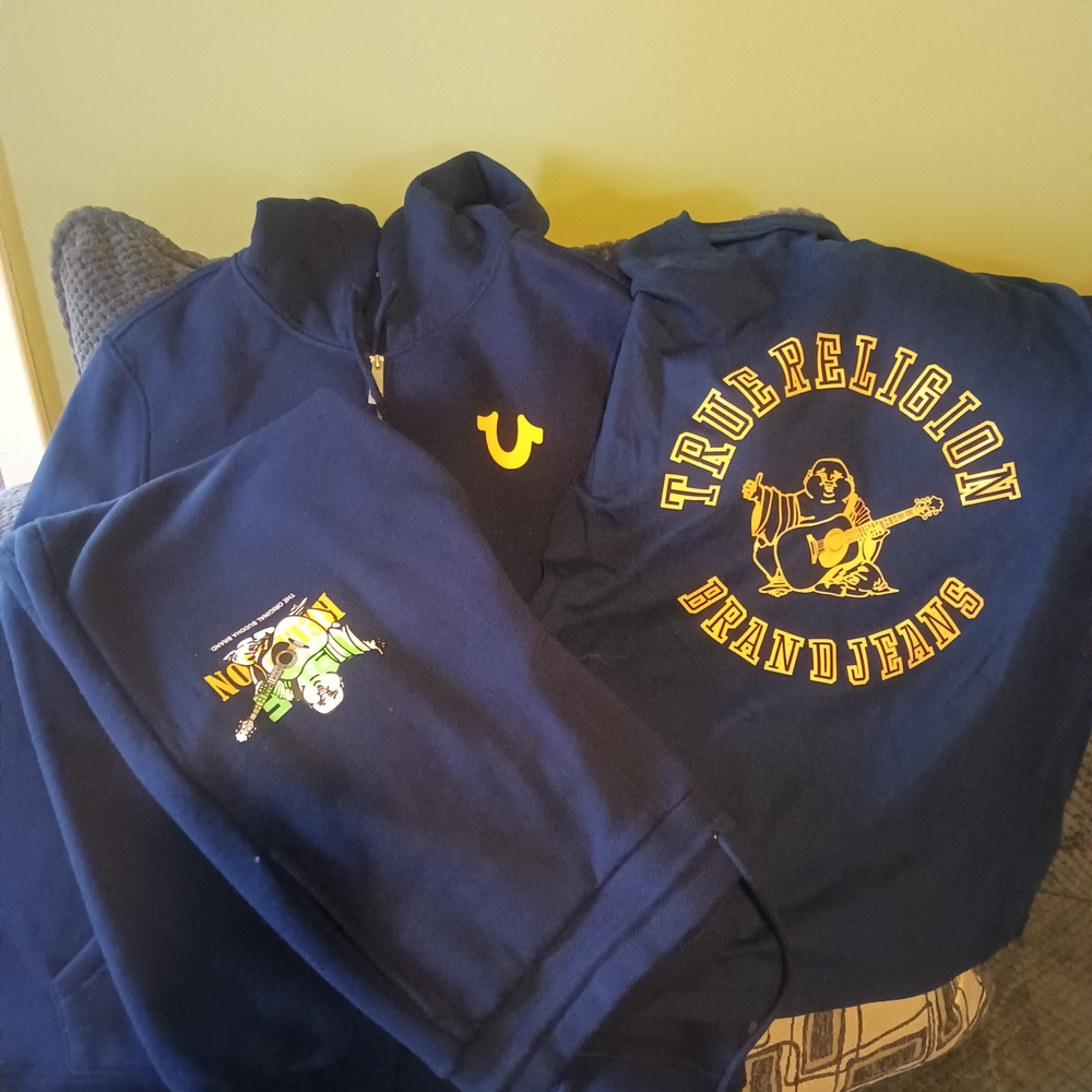 True Religion Blue And Yellow Tracksuit